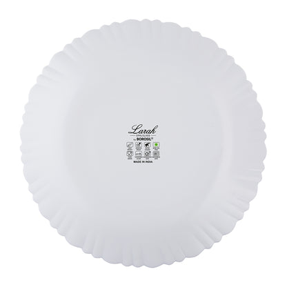 Larah by Borosil Green Leaves 47 pc Dinner Set