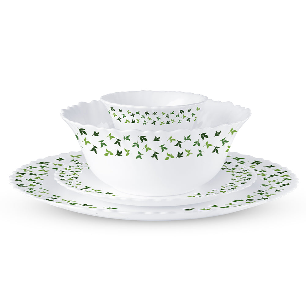 Larah by Borosil Sage 47 pc Dinner Set