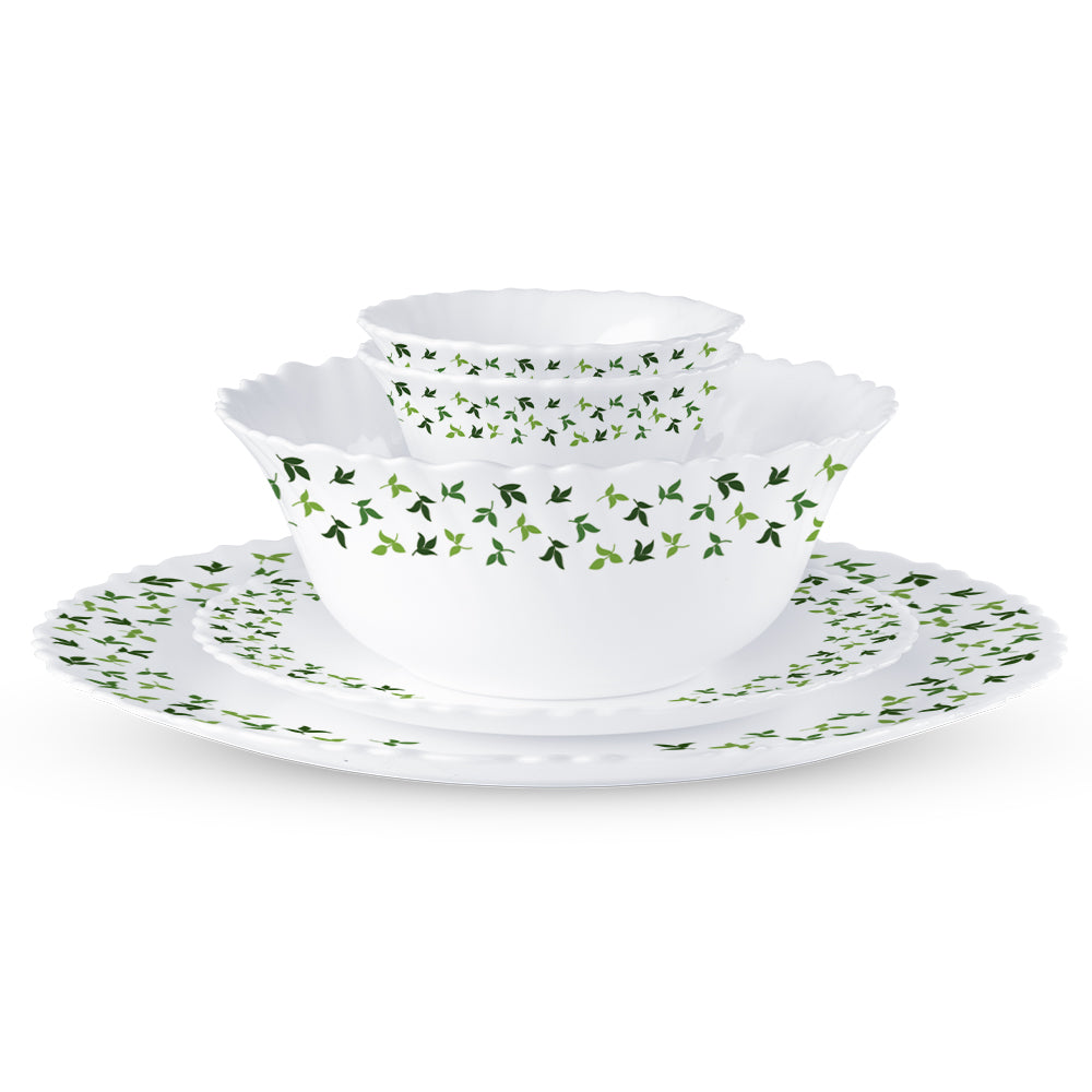 Larah by Borosil Sage 47 pc Dinner Set