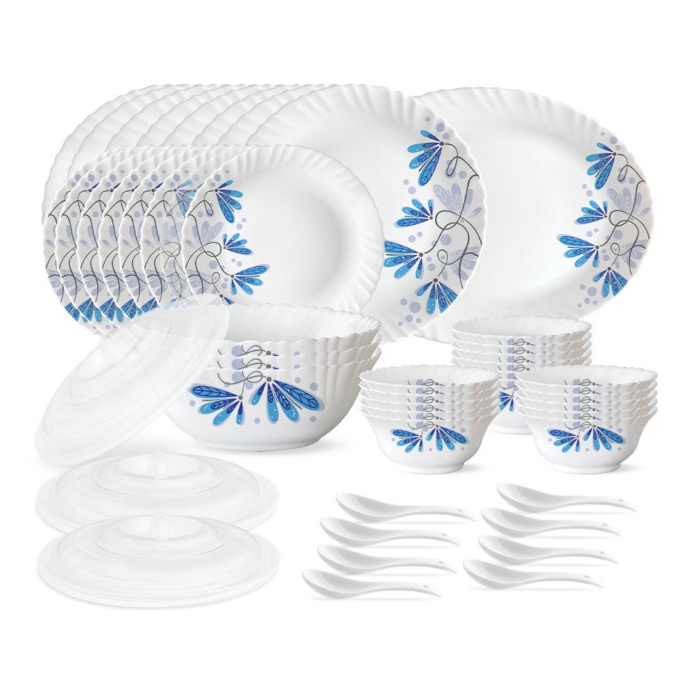 Larah by Borosil Twilight 47 pc Dinner Set