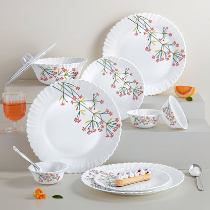 Larah Red Bud Dinner Set