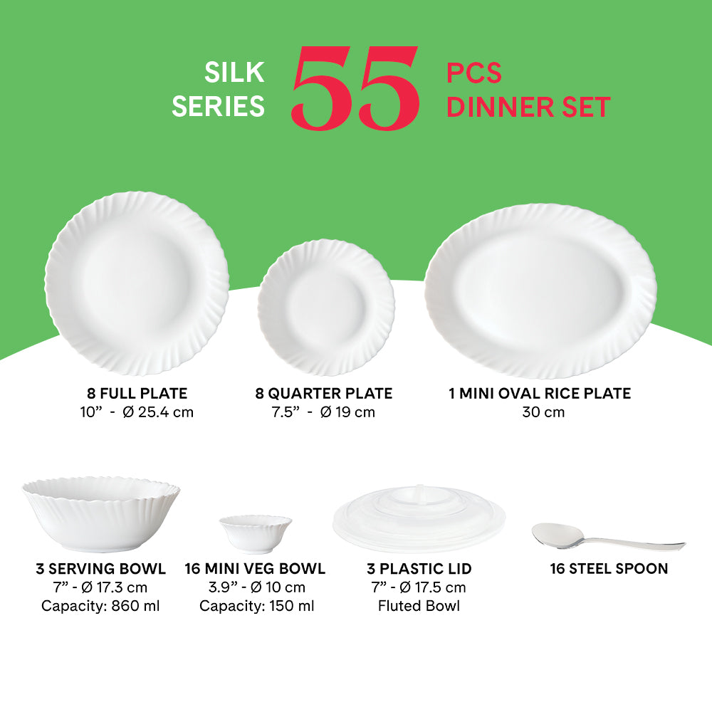 Larah Red Bud Dinner Set