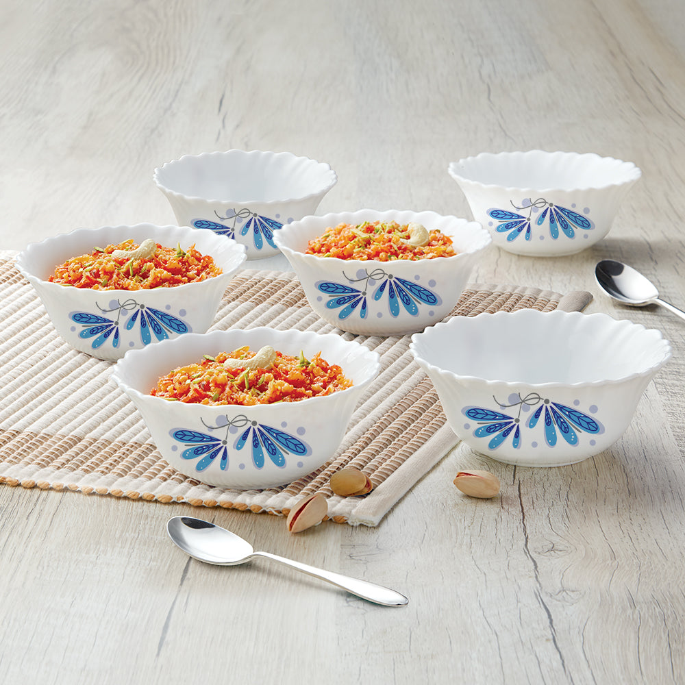 Larah by Borosil Twilight 6 pc Soup Bowl