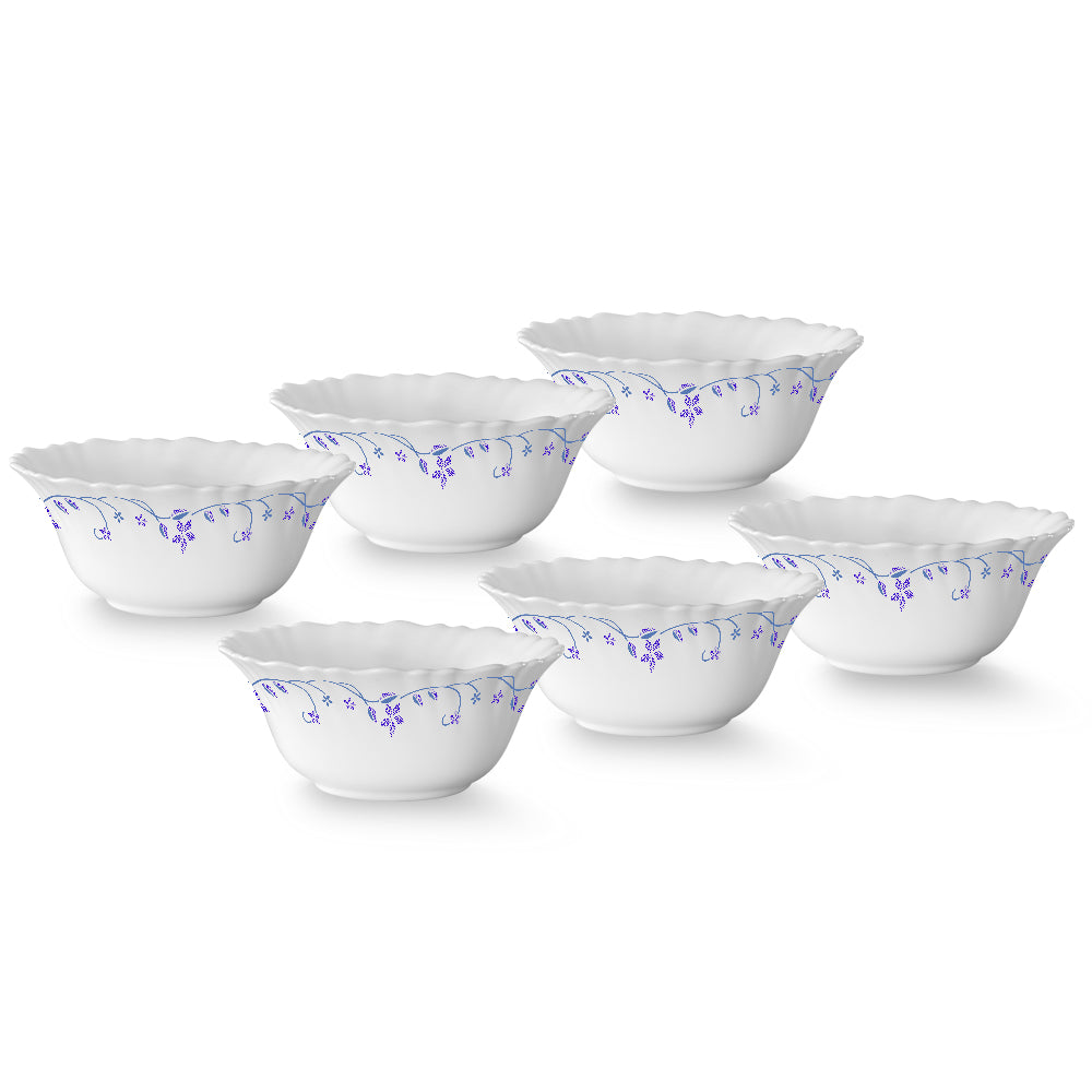 Flora Veg Bowl Set, Fluted