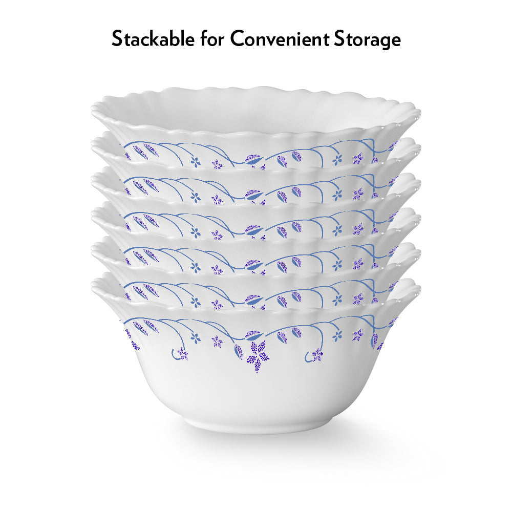 Flora Veg Bowl Set, Fluted