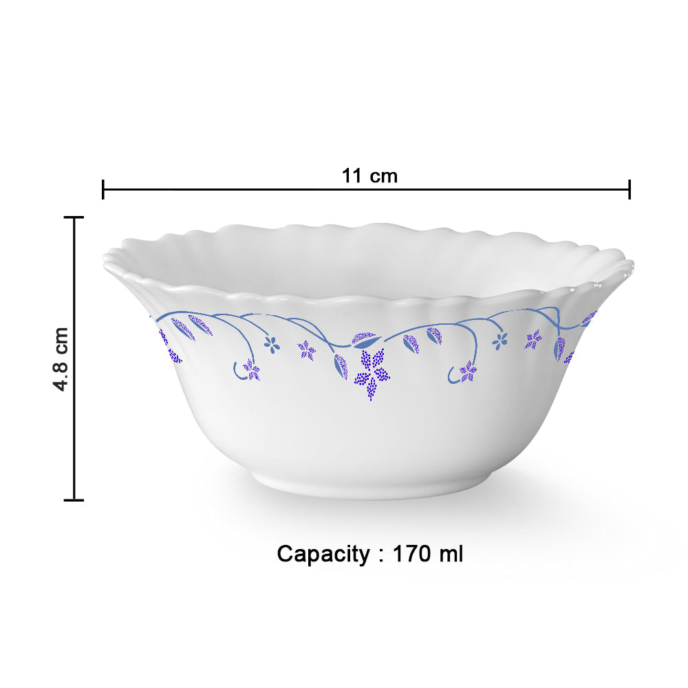 Flora Veg Bowl Set, Fluted