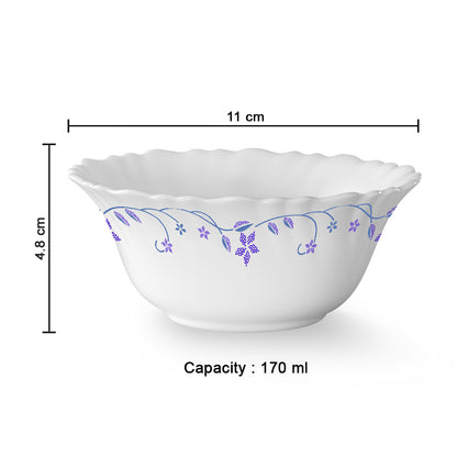 Flora Veg Bowl Set, Fluted