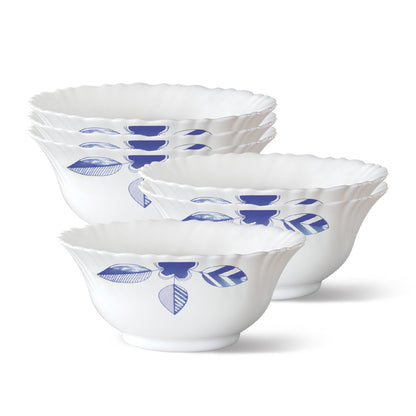 Larah by Borosil Morning Glory 6 pc Veg Bowl