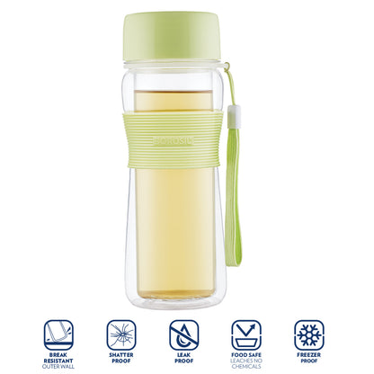 Glass Strong Green Bottle