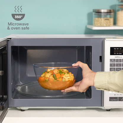 Borosil Tuff-Glass Everyday Mixing & Serving Bowl Set