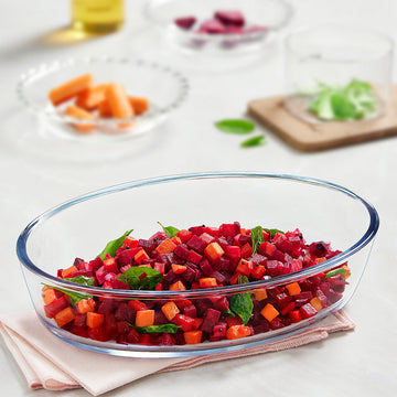 Borosil Oval Baking Dish