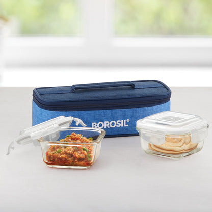 Prime Square Glass Lunch Box