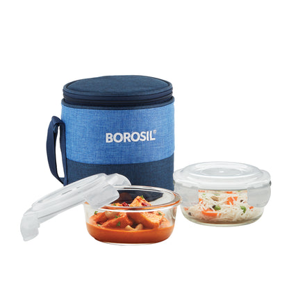 Prime Round Glass Lunch Box