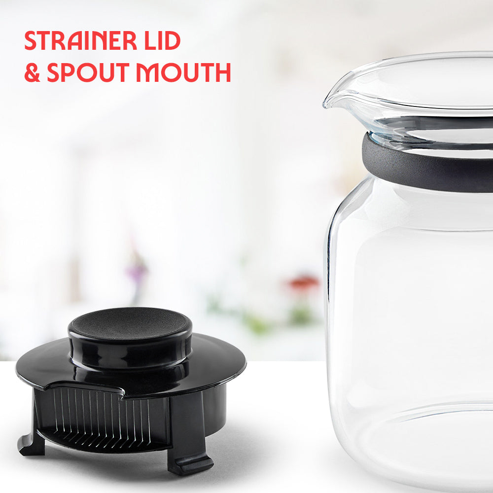 Borosil Carafe w Inbuilt Strainer, 350ml