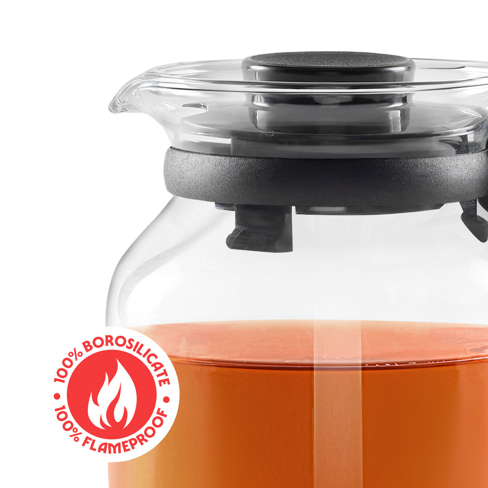 Borosil Carafe w Inbuilt Strainer, 650ml