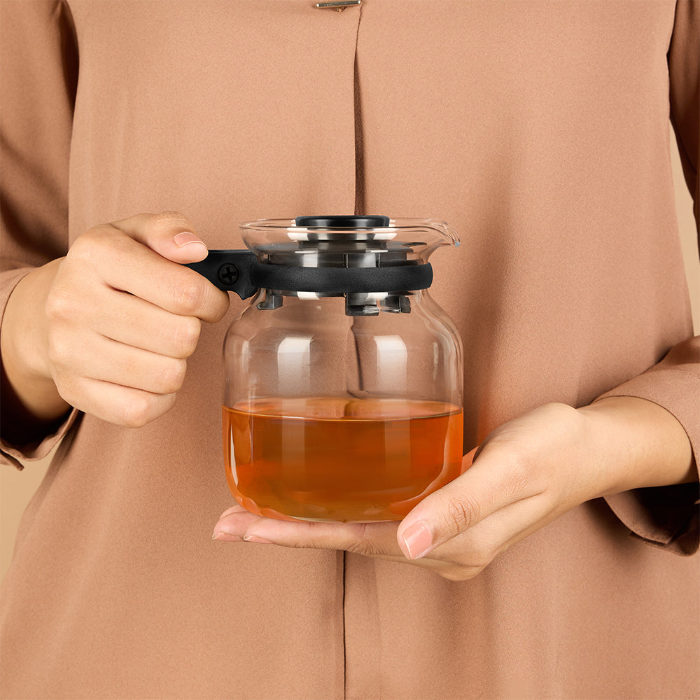 Borosil Carafe w Inbuilt Strainer, 650ml