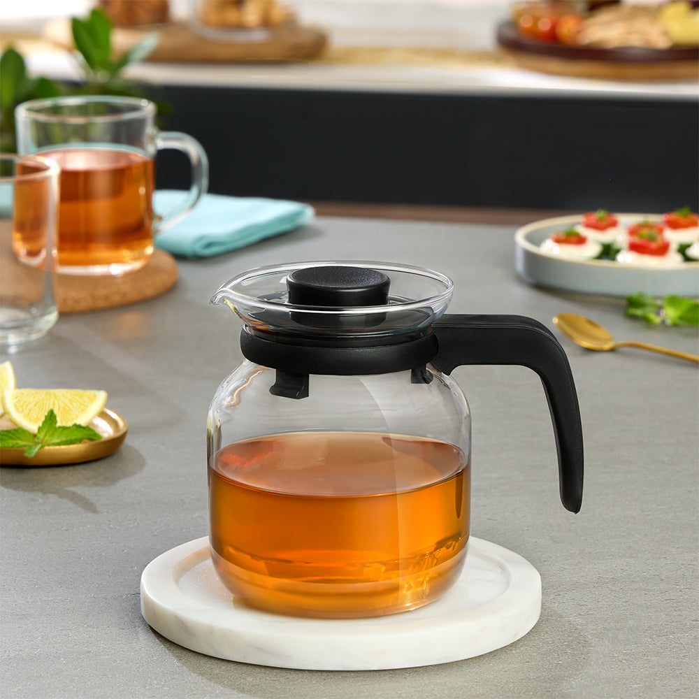 Borosil Carafe w Inbuilt Strainer, 650ml