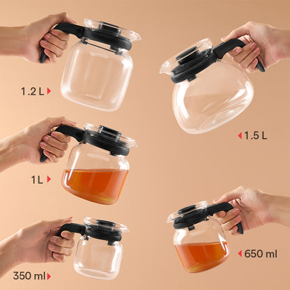 Borosil Carafe w Inbuilt Strainer, 1L