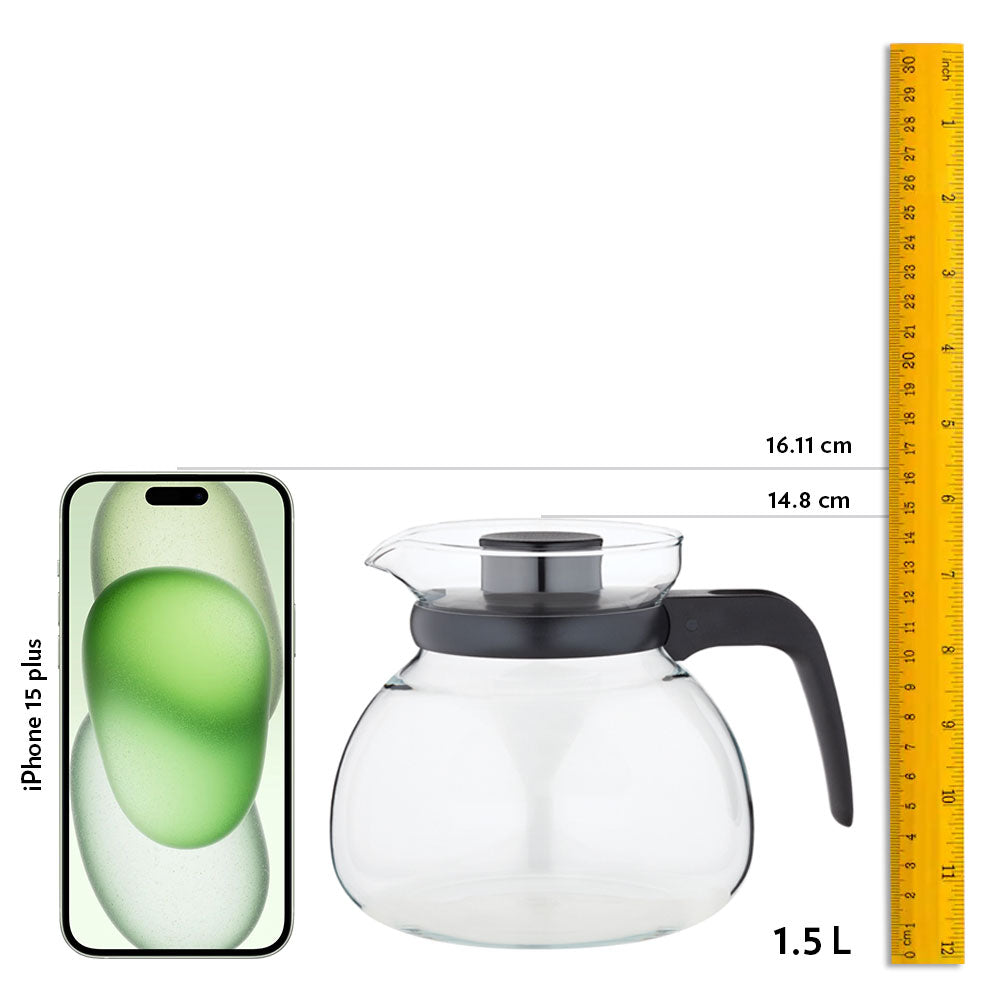 Borosil Carafe w Inbuilt Strainer