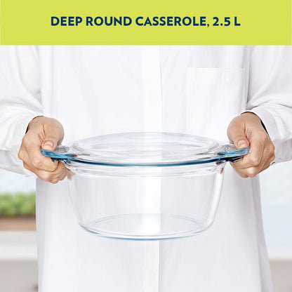 Deep Round Casserole, 2.5L