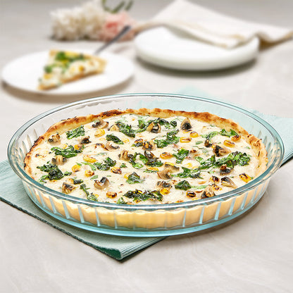 Borosil Fluted Baking Dish, 1.2L