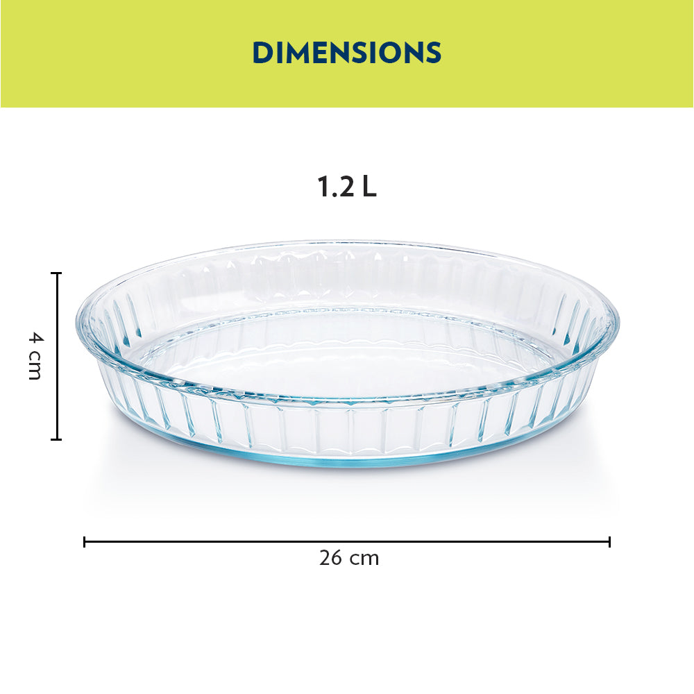 Borosil Fluted Baking Dish
