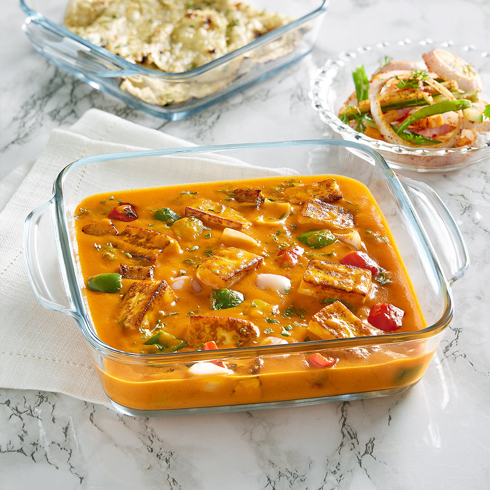 Borosil Square Baking Dish w handle, 1.6L