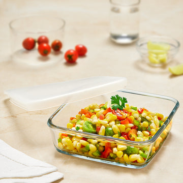 Borosil Square Baking Dish w lid