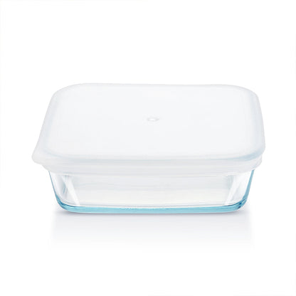 Borosil Square Baking Dish w lid, 500ml