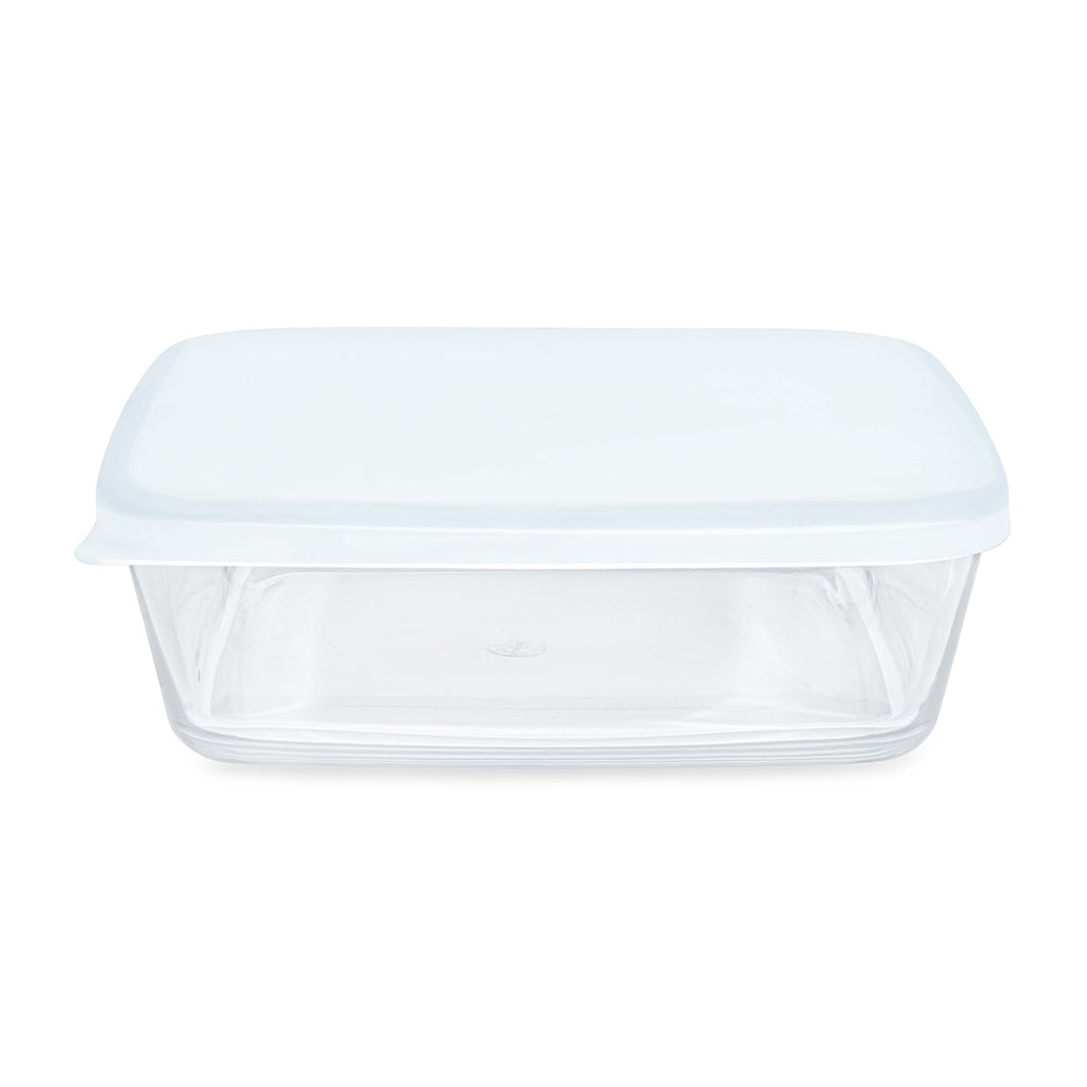 Borosil Square Dish w Lid, Set of 2 (IM)