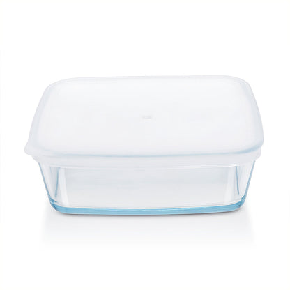 Borosil Square Baking Dish w lid, 1.6L
