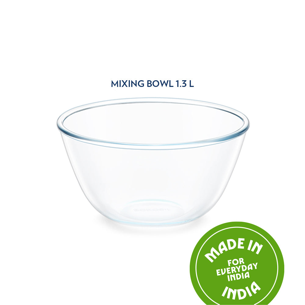 Borosil Mixing & Serving Bowl, 1.3L