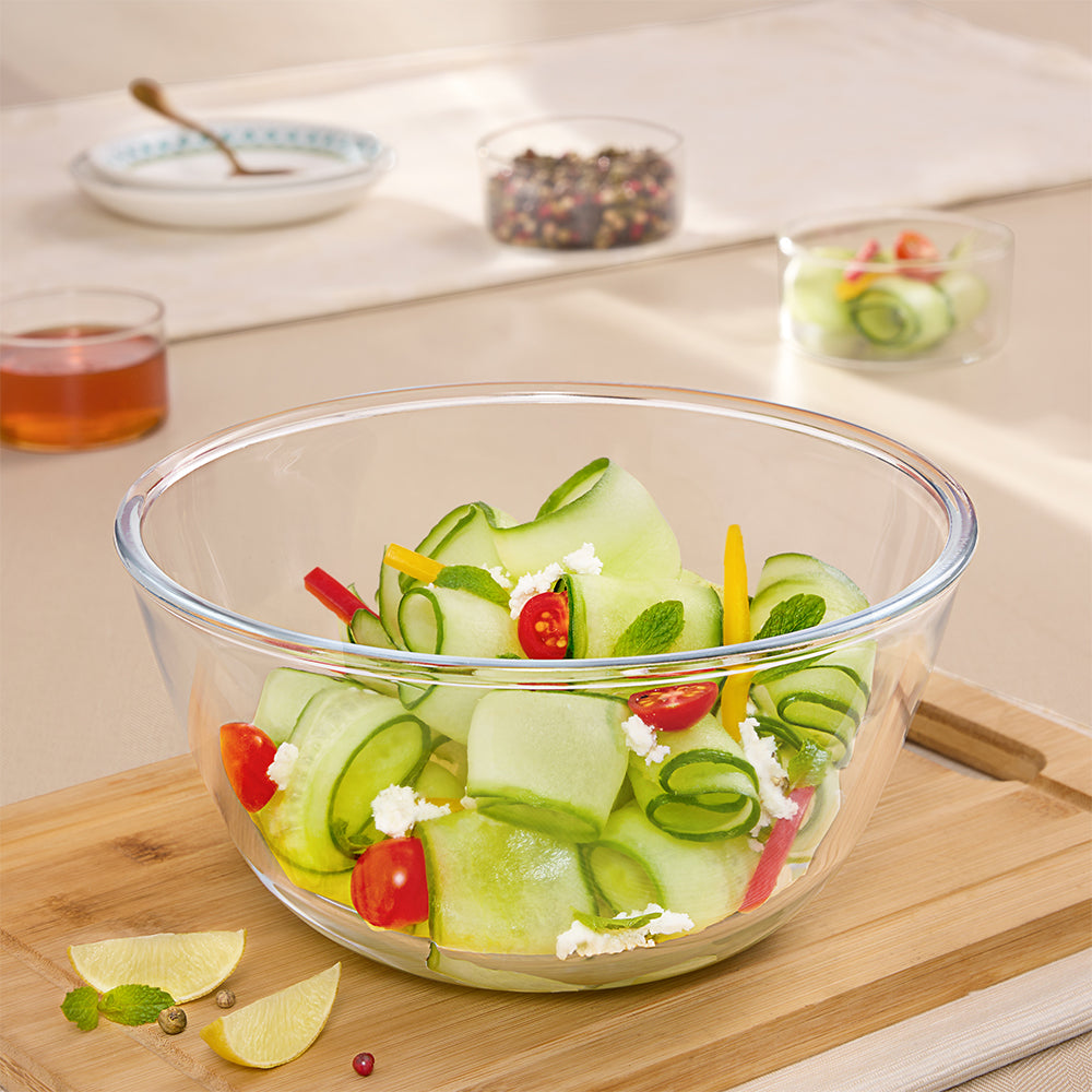 Borosil Mixing & Serving Bowl, 1.3L