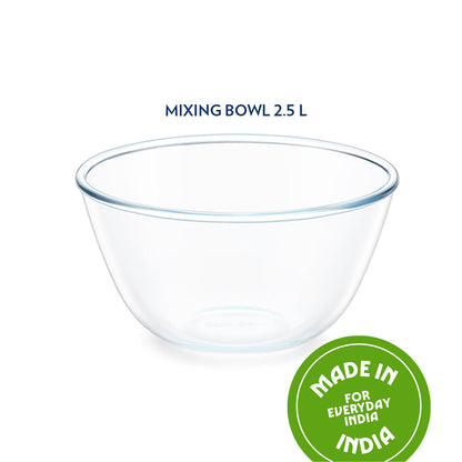Borosil Mixing & Serving Bowl, 2.8 L