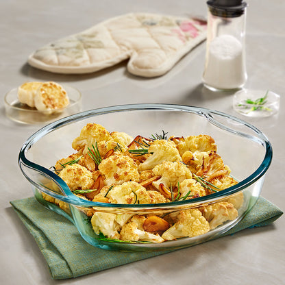 Borosil EasyGrip Round Cake Dish, 1.5L