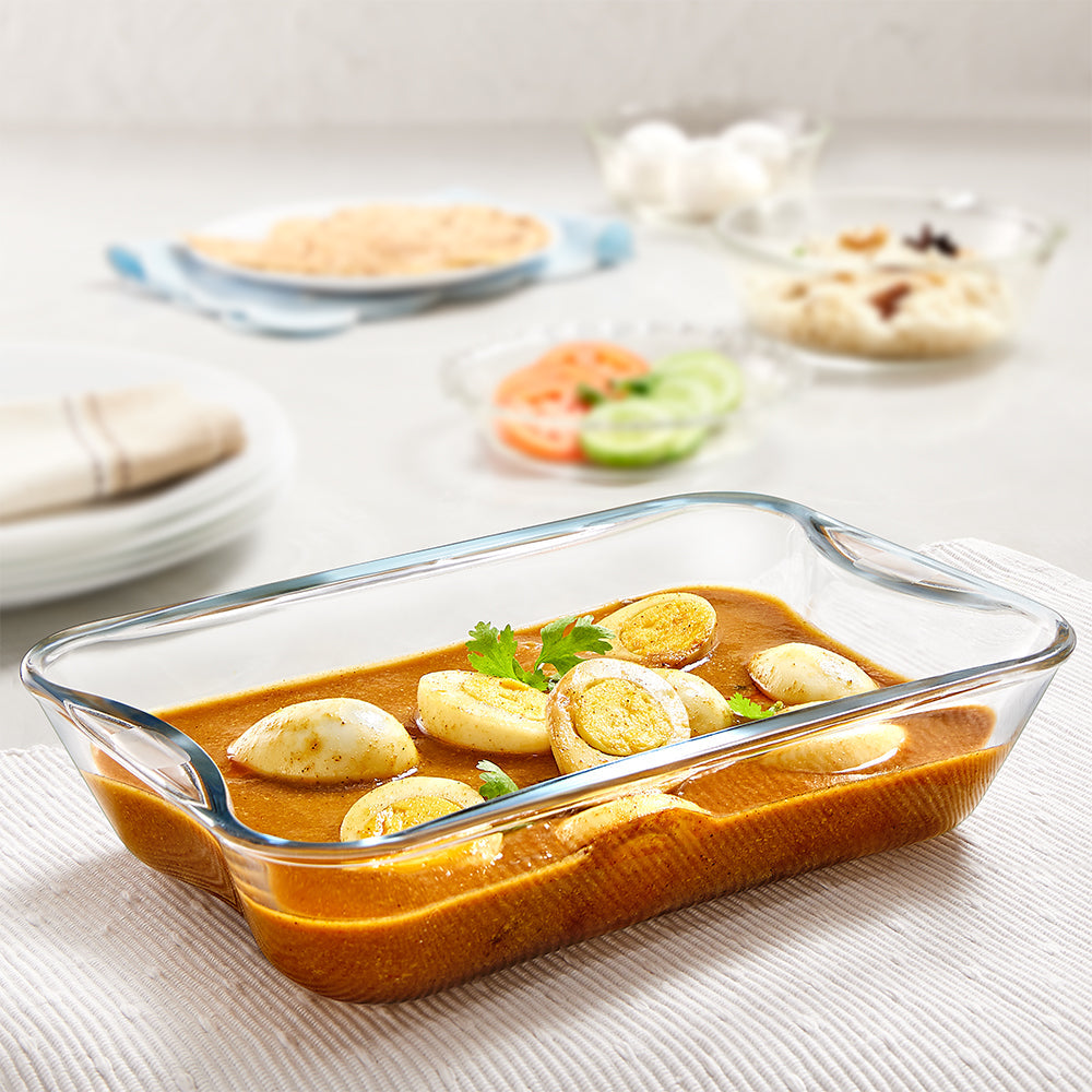Borosil EasyGrip Rectangular Dish