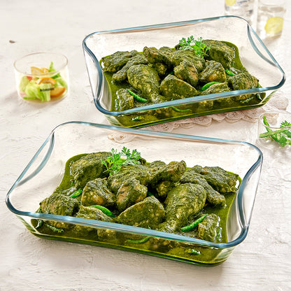 Borosil EasyGrip Rectangular Dish, 2.5L