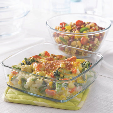 Borosil Serving Set: Bowl + Dish
