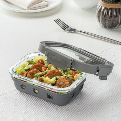 Tuff-Glass Klip n Store Plus Rectangular Container