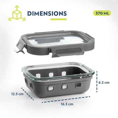 Tuff-Glass Klip n Store Plus Rectangular Container