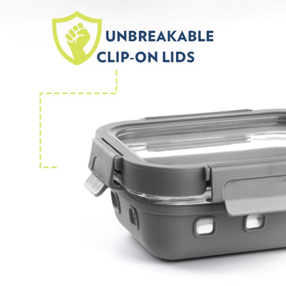 Tuff-Glass Klip n Store Plus Rectangular Container