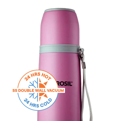 Flair Vacuum Insulated Bottle, Pink