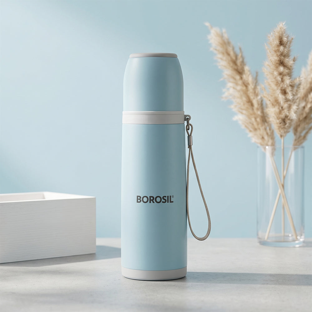 Flair Vaccum Insulated Bottle, Blue