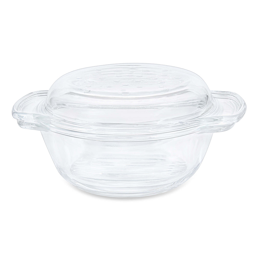 Borosil Round Casserole w Lid, 1L (IM)