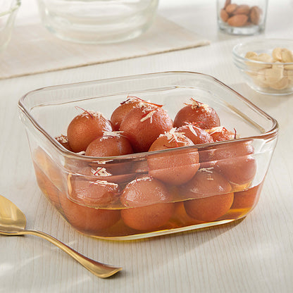 Borosil Square Baking Dish with Lid