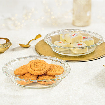 Borosil Glass Plate Set, 2 pc - 15 cm