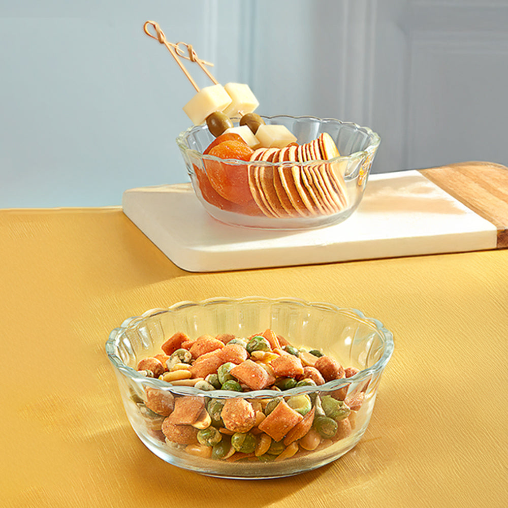 Borosil Designer Bowl Set, 430ml x 4