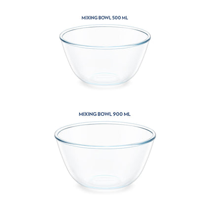 Select Mixing Glass Bowl with Blue Lid Set