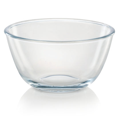 Borosil Mixing & Serving Bowl, Blue Lid, 1.3L