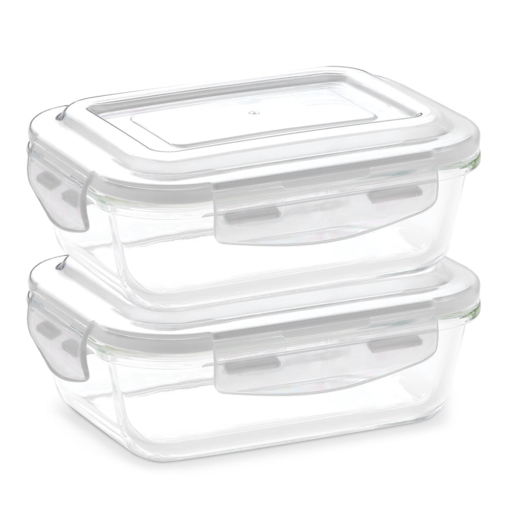 Borosil Klip n Store Rectangular Glass Container